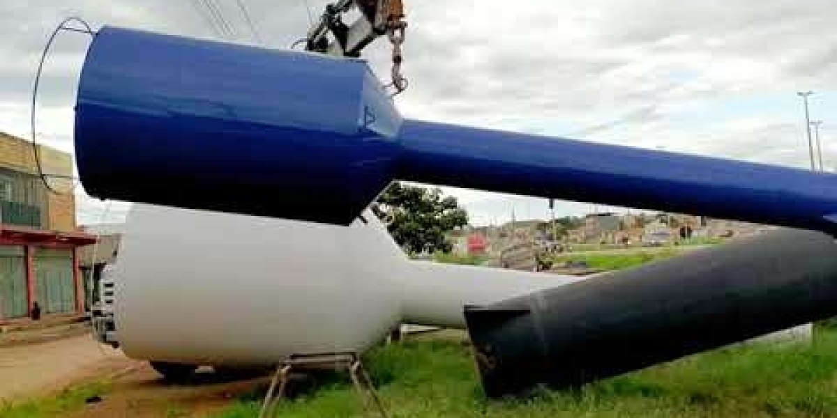 Fluted Column Elevated Storage Tank