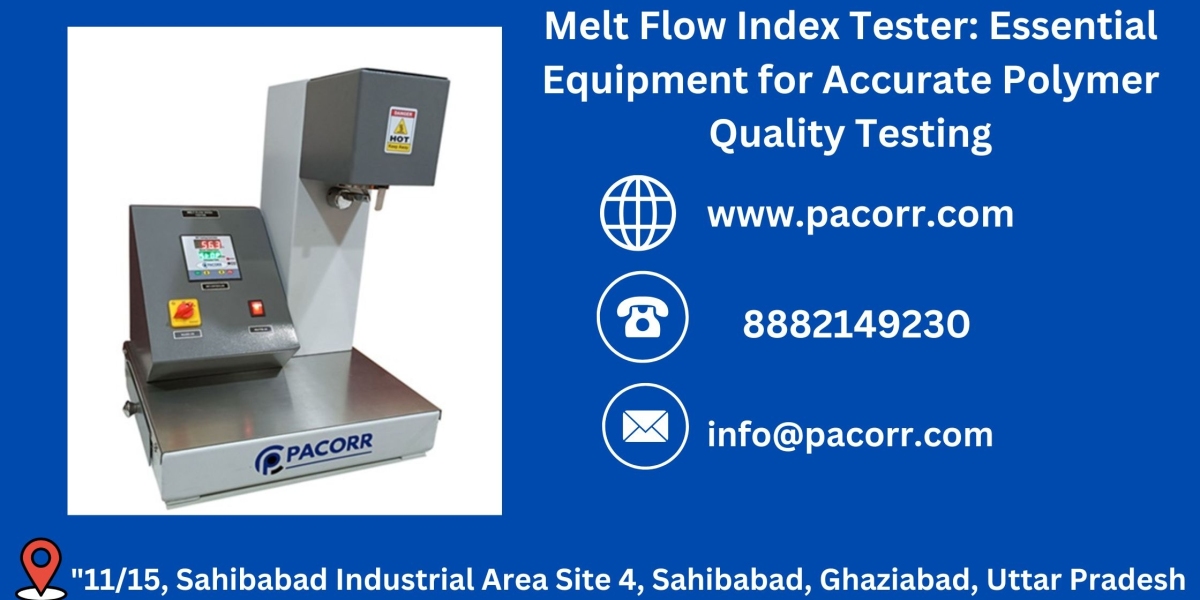 Explore How Pacorr's Melt Flow Index Tester Enhances Polymer Testing with Unmatched Precision and Reliability