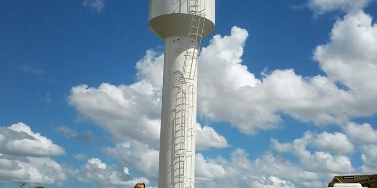 Fluted Column Elevated Storage Tank