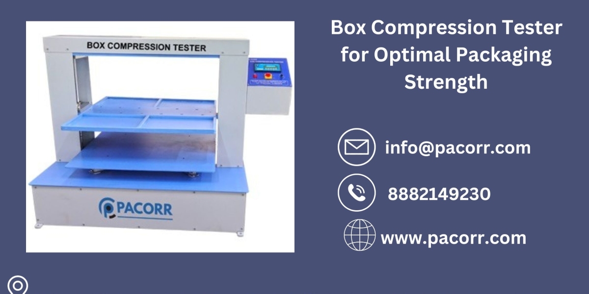 Box Compression Tester by Pacorr: Ensuring High-Quality Packaging for Safe and Secure Product Transport